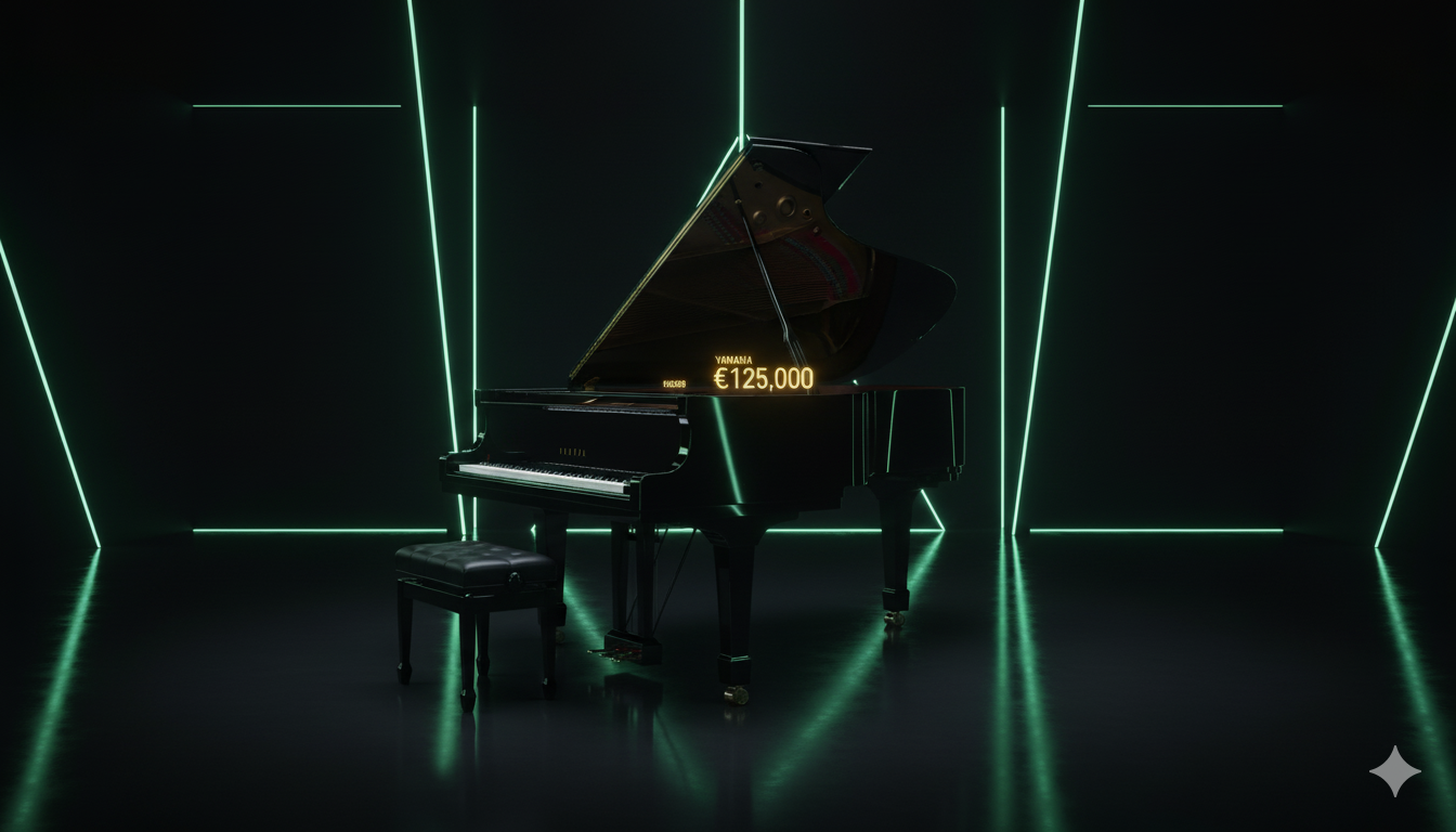 Yamaha baby grand piano