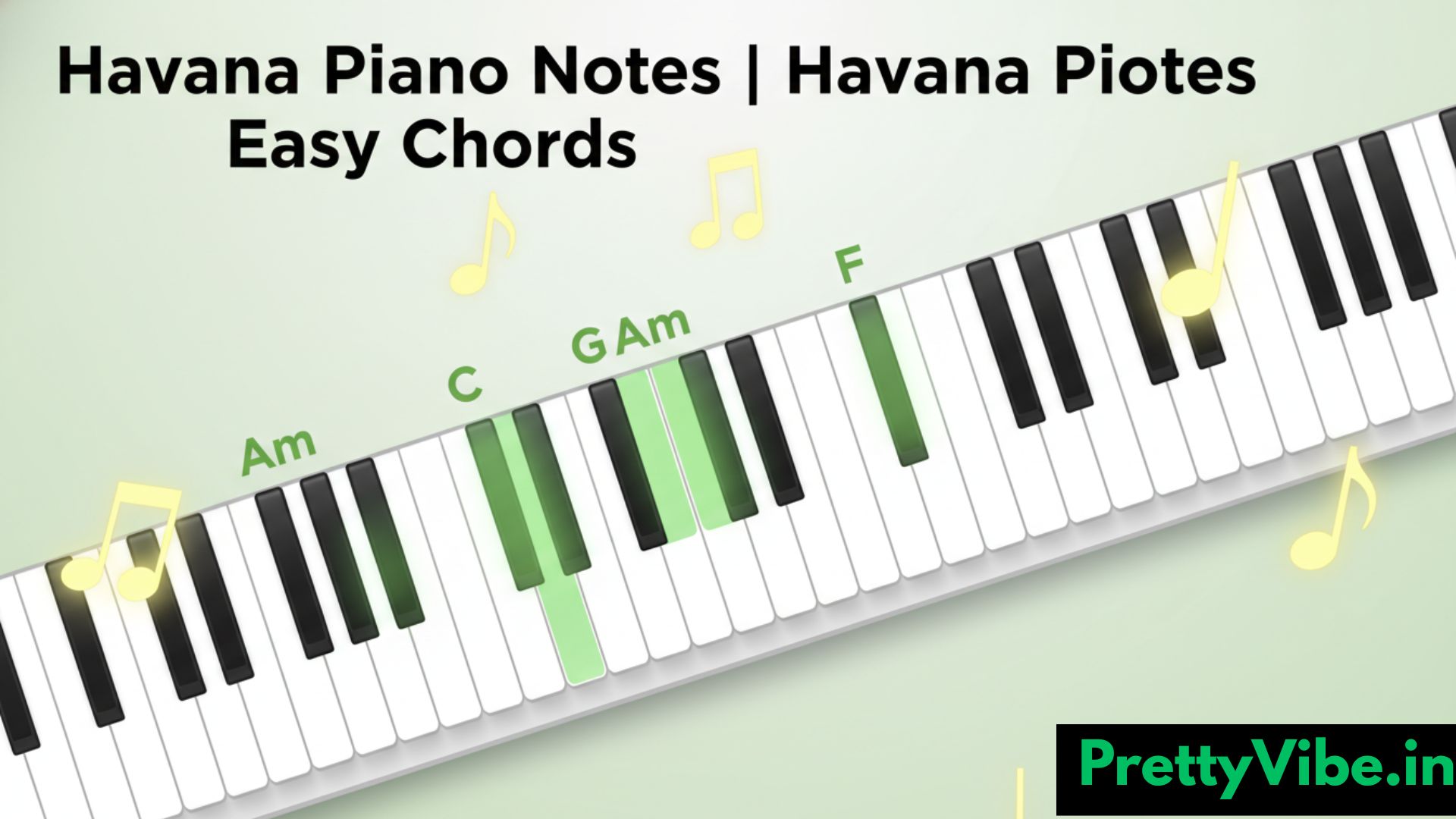 Havana Piano Notes